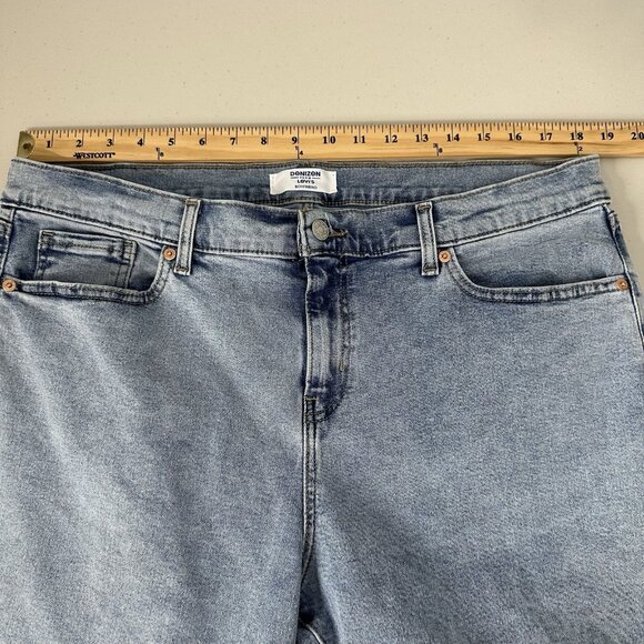 Denizen Levis Boyfriend Jeans Size 14 Blue - Picture 6 of 8